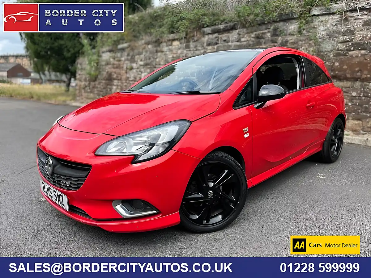 Used 2015 Vauxhall Corsa Limited Edition Flame Red - Front View