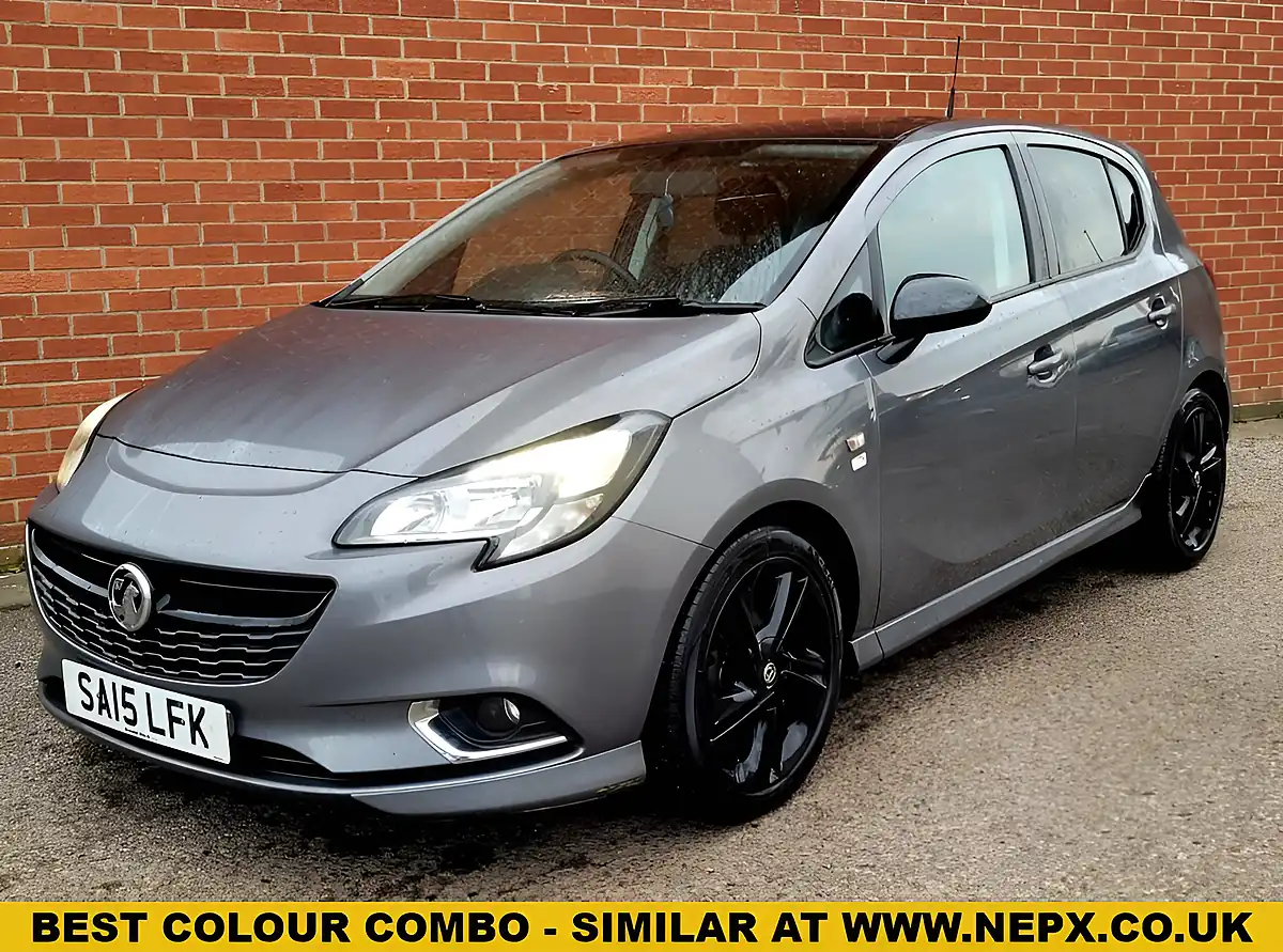 Used 2015 Vauxhall Corsa Limited Edition Grey - Front View