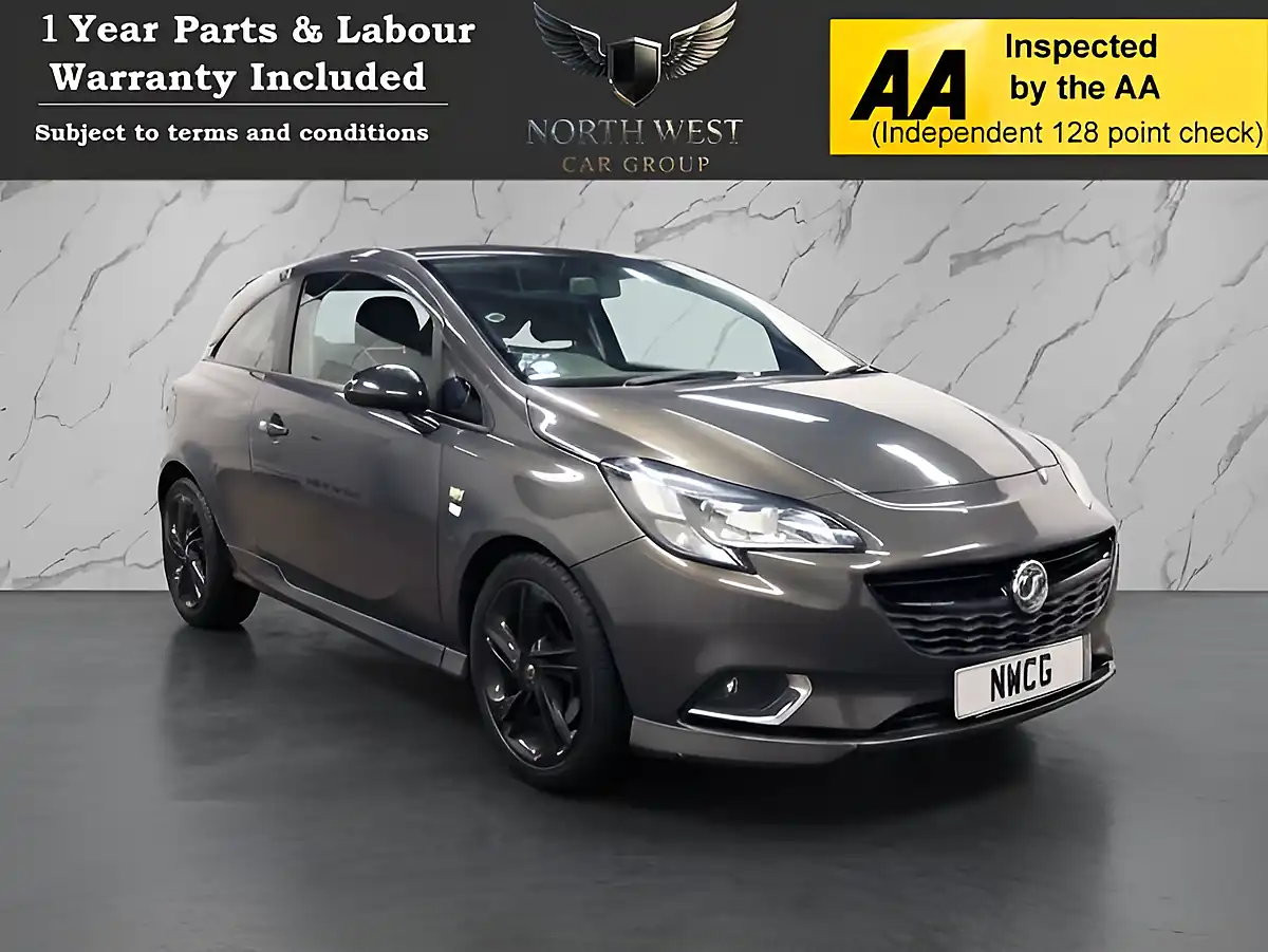Used 2015 Vauxhall Corsa Limited Edition Grey - Front View