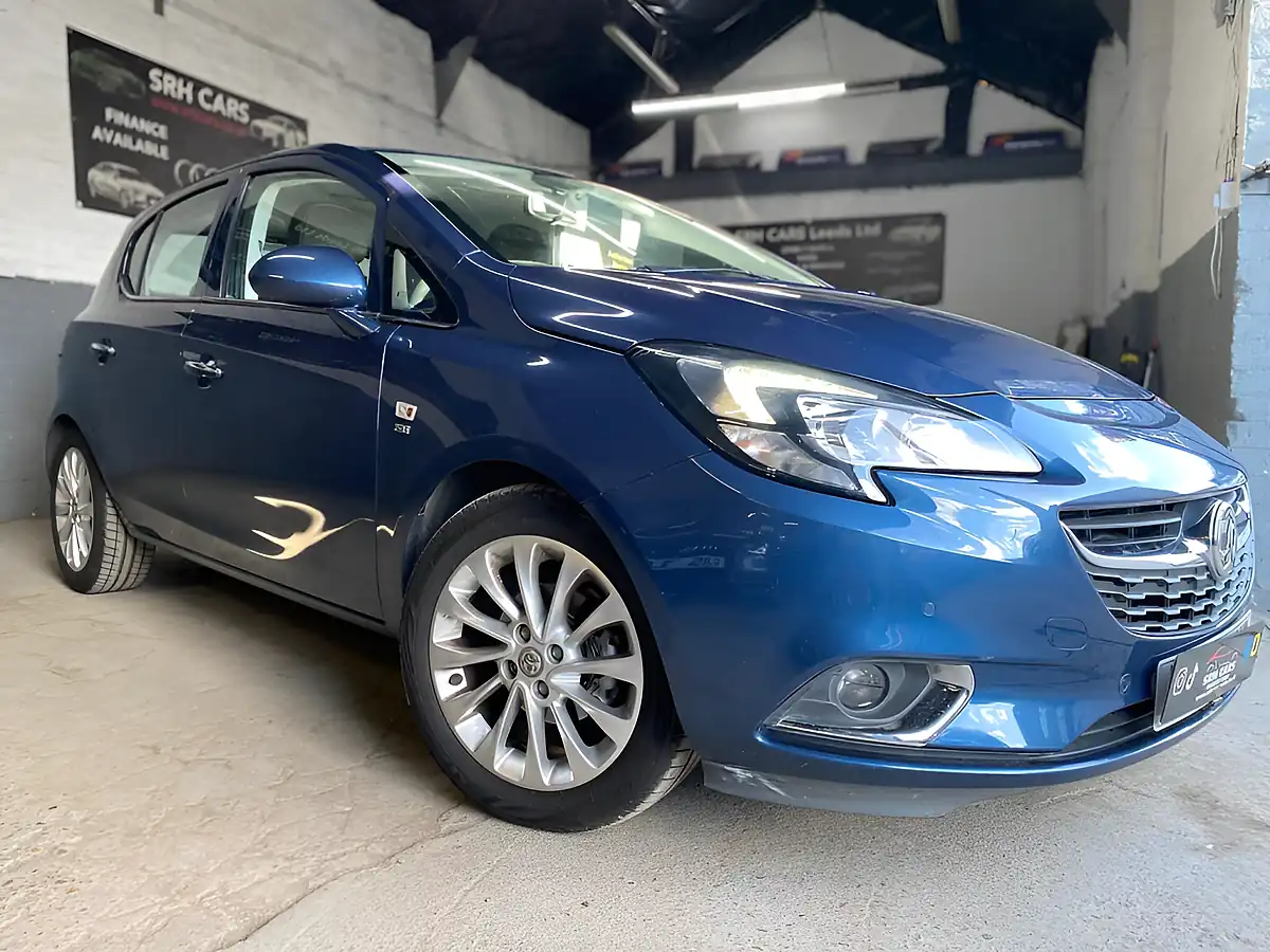 Used 2015 Vauxhall Corsa Se Blue - Front View