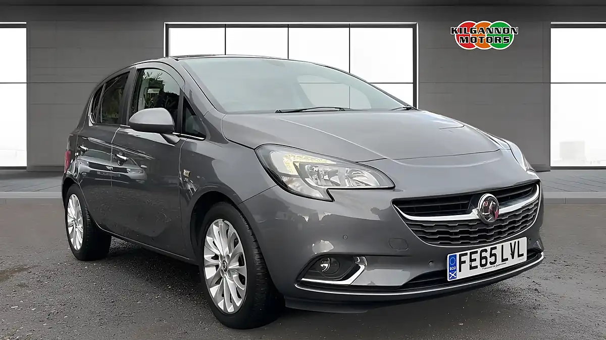Used 2015 Vauxhall Corsa Se Grey - Front View