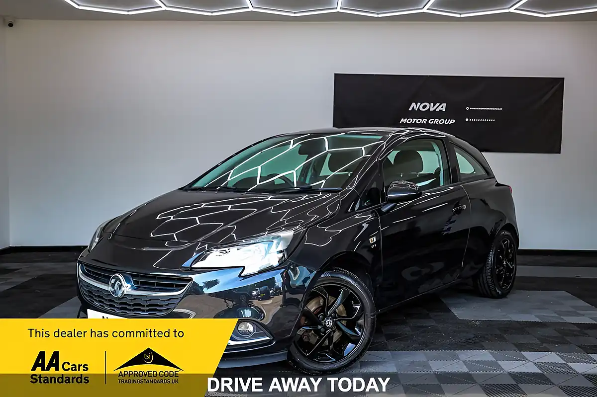 Used 2015 Vauxhall Corsa Sri Black - Front View