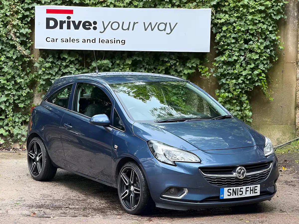 Used 2015 Vauxhall Corsa Sri Blue - Front View