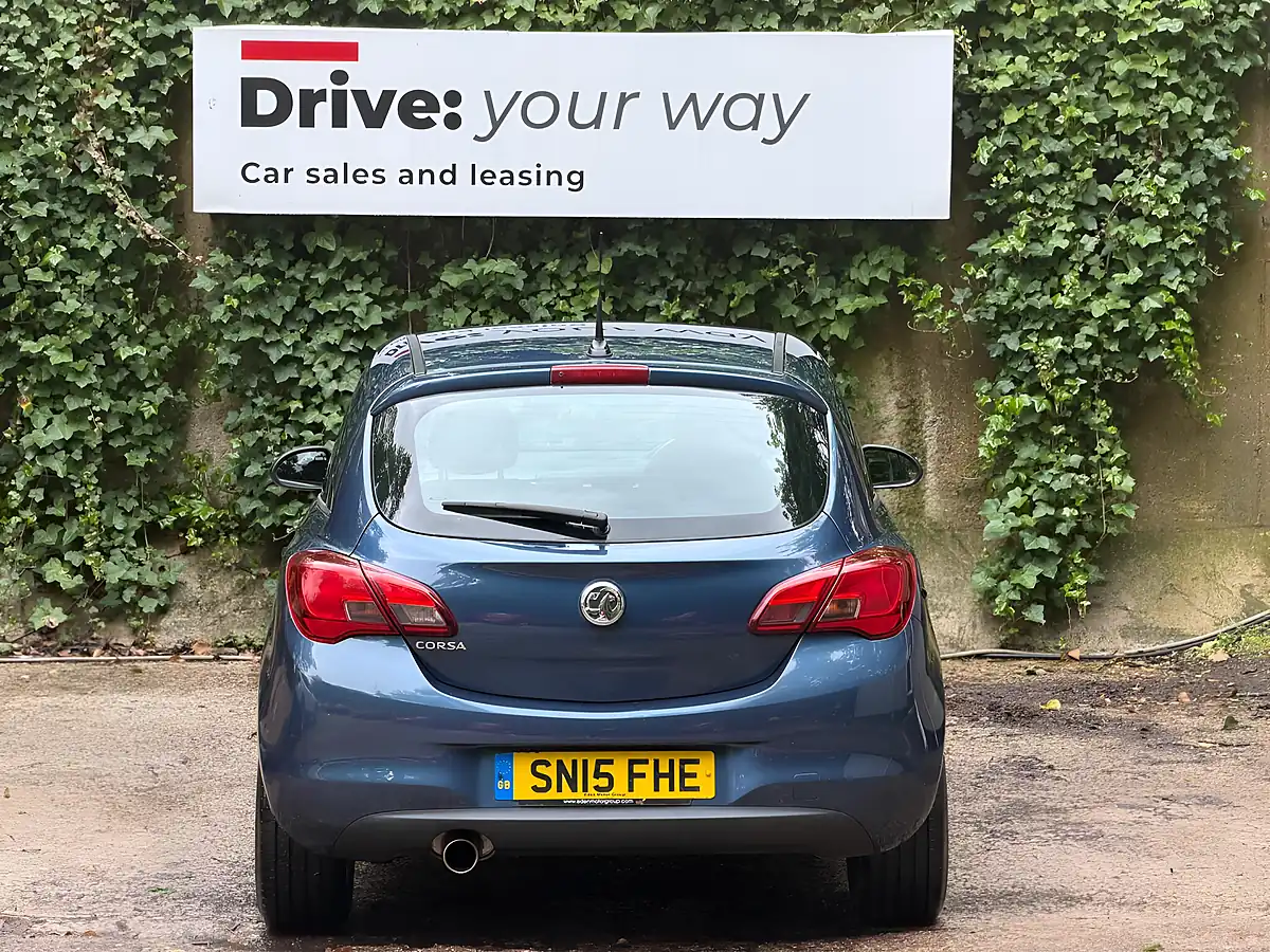 Used 2015 Vauxhall Corsa Sri Blue - Interior and Exterior details 8