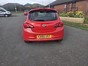 Used 2015 Vauxhall Corsa Sri Vx Line Red - Interior and Exterior details 4