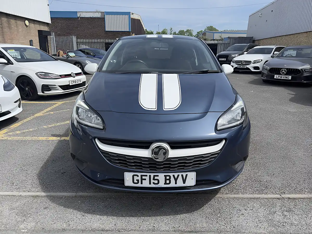 Used 2015 Vauxhall Corsa Sting Blue - Interior and Exterior details 2