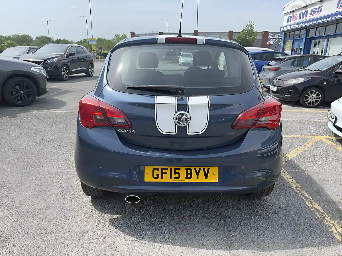 Used 2015 Vauxhall Corsa Sting Blue - Interior and Exterior details 6