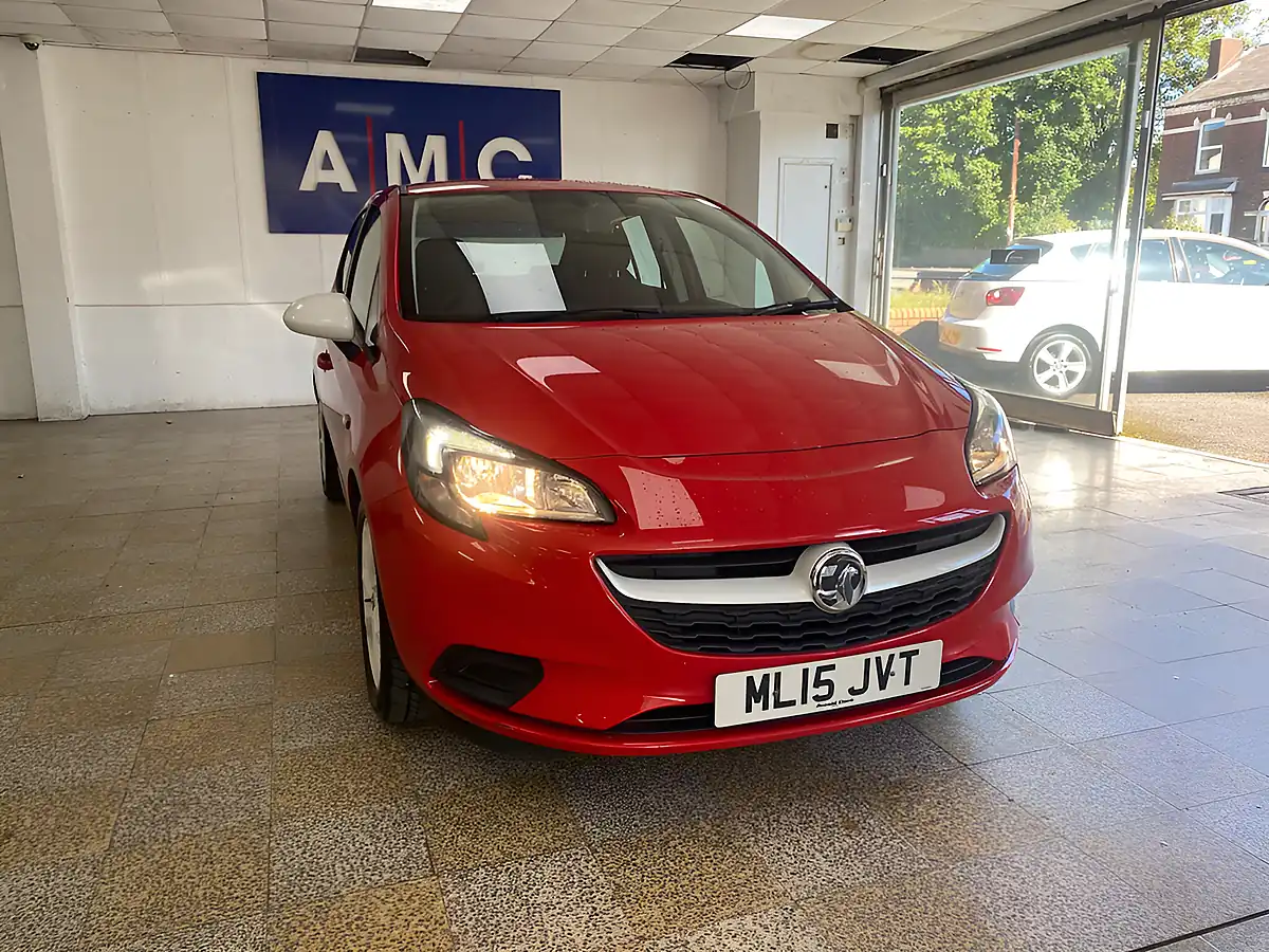 Used 2015 Vauxhall Corsa Sting Red - Front View