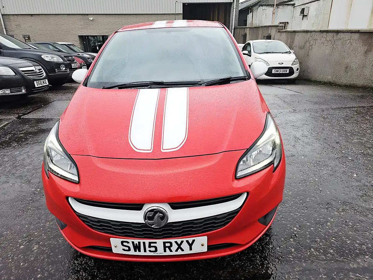 Used 2015 Vauxhall Corsa Sting Red - Front View