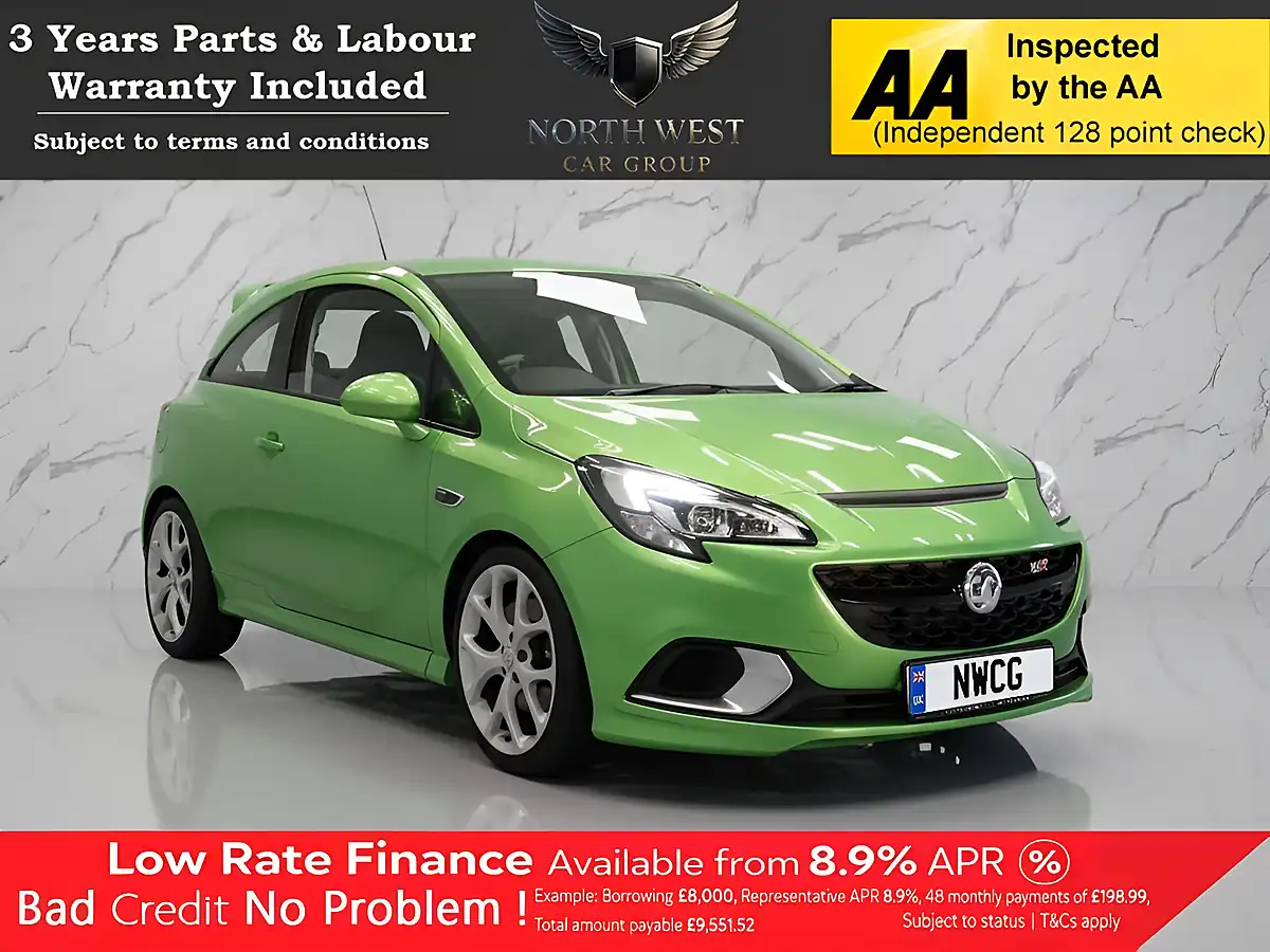 Used 2015 Vauxhall Corsa Vxr Green - Front View