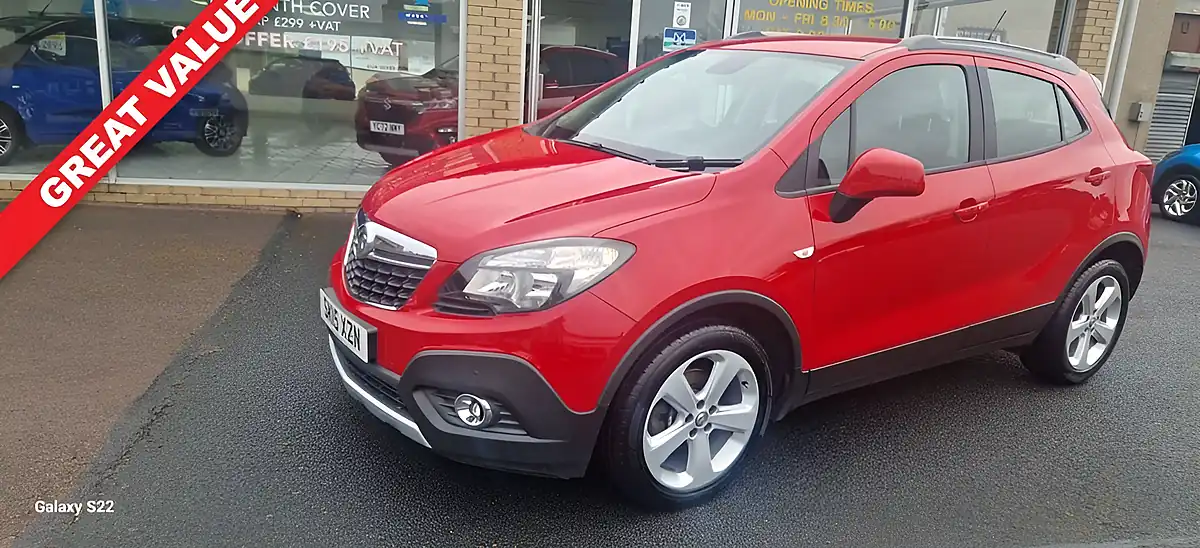 Used 2015 Vauxhall Mokka Exclusiv Red - Front View