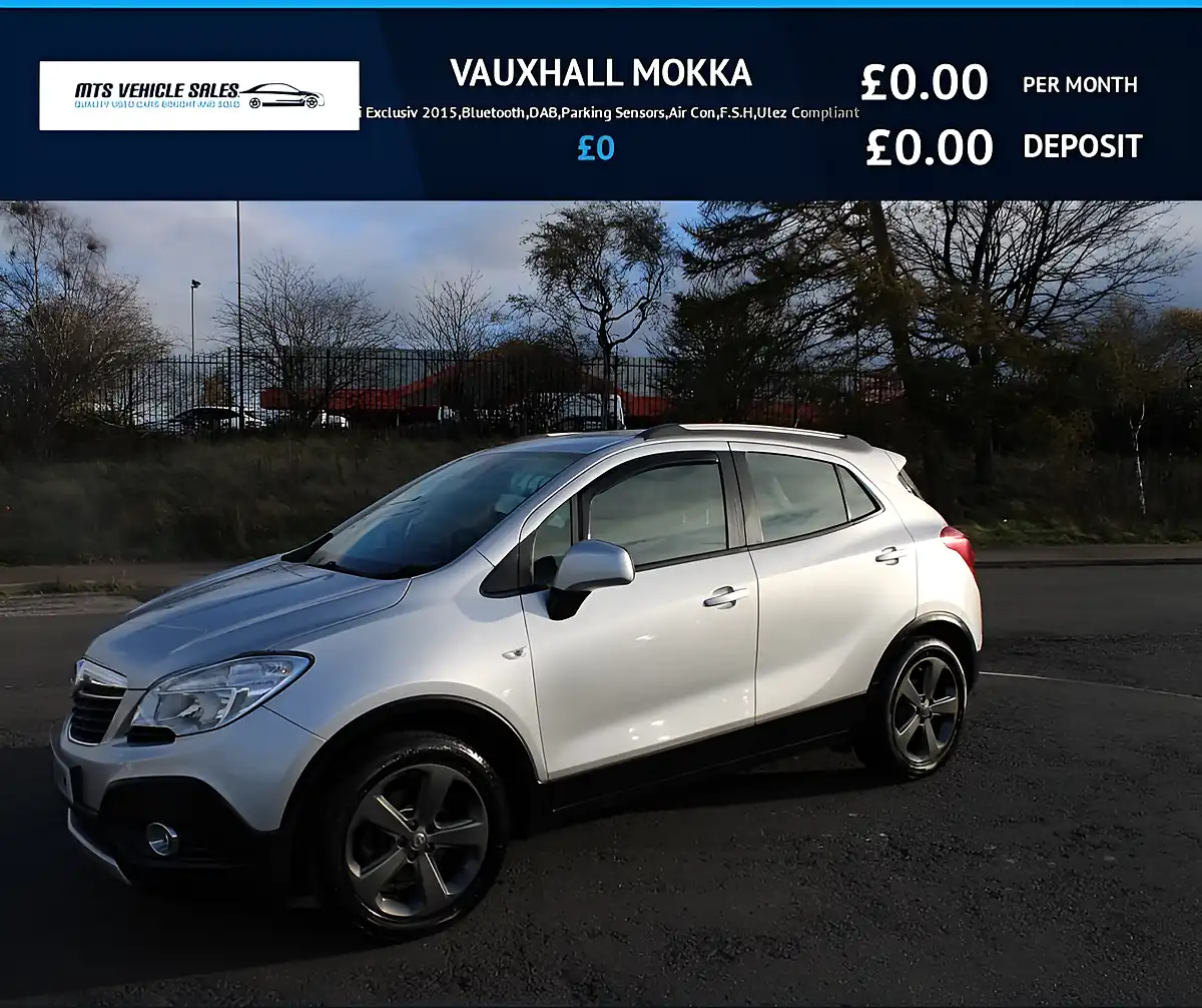 Used 2015 Vauxhall Mokka Exclusiv Silver - Front View