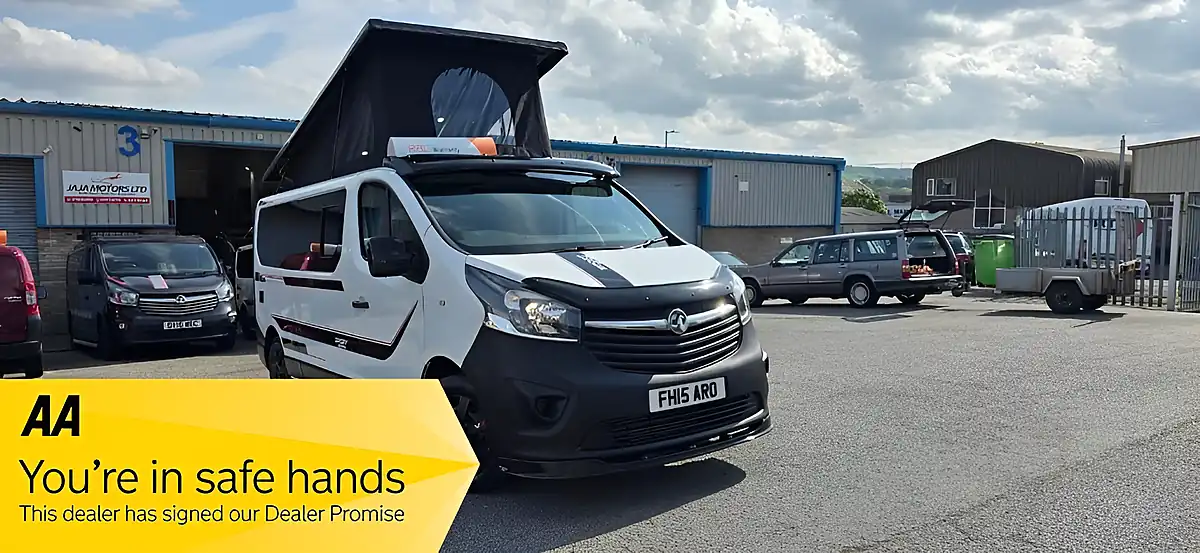 Used 2015 Vauxhall Vivaro Campervan White - Front View