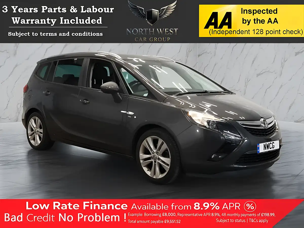 Used 2015 Vauxhall Zafira Tourer Sri Grey - Front View