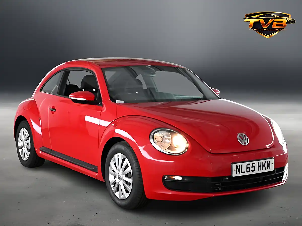 Used 2015 Volkswagen Beetle Bluemotion Technology Red - Front View