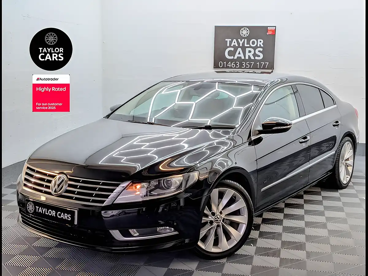 Used 2015 Volkswagen Cc Bluemotion Tech GT Black - Front View