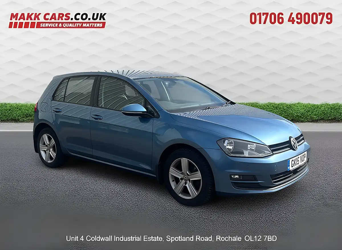 Used 2015 Volkswagen Golf Bluemotion Tech Match Blue - Front View