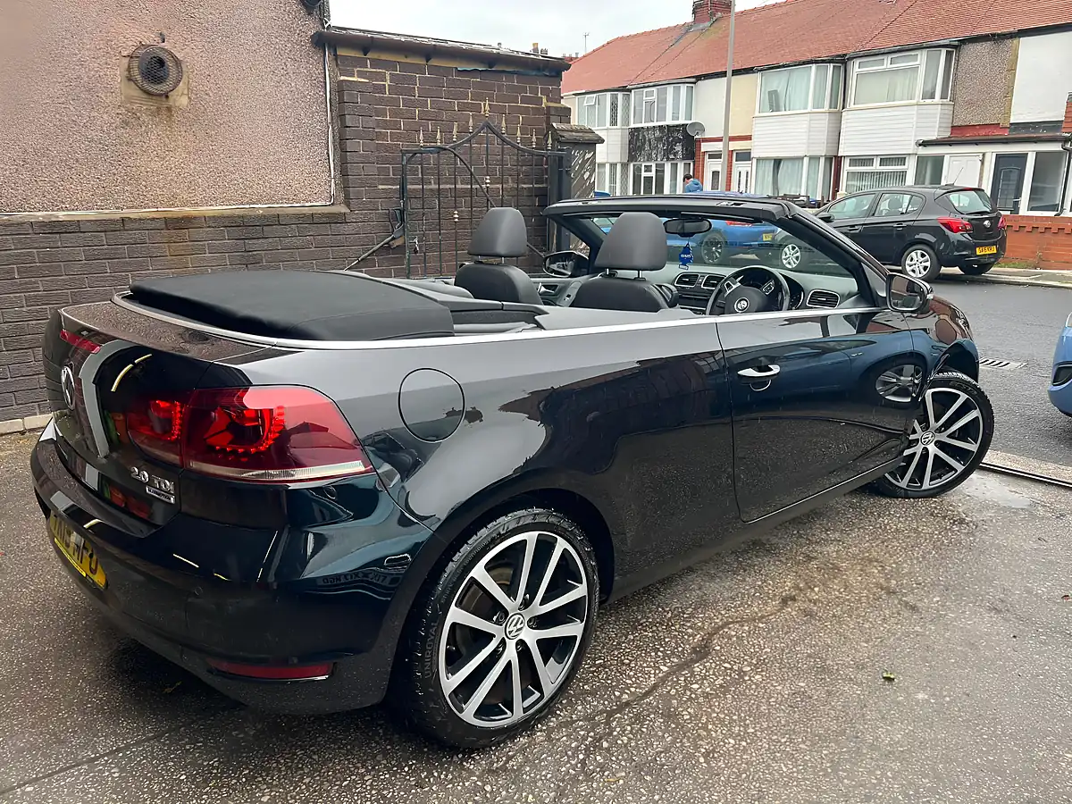 Used 2015 Volkswagen Golf Cabriolet GT Metallic Black - Interior and Exterior details 9