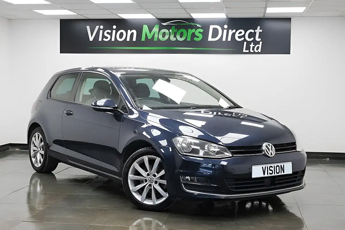 Used 2015 Volkswagen Golf GT Blue - Front View