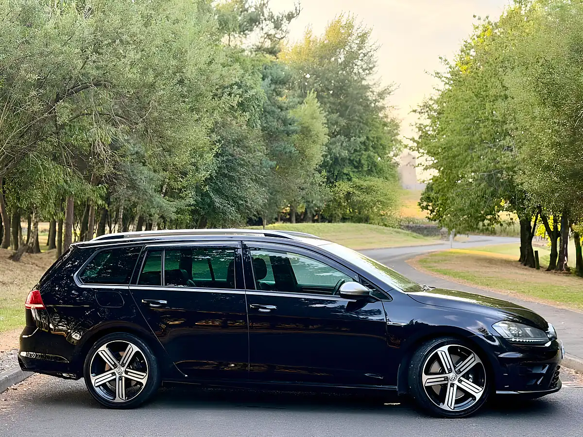 Used 2015 Volkswagen Golf R Black - Front View