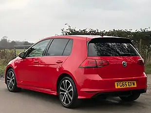 Used 2015 Volkswagen Golf R-Line Red - Interior and Exterior details 6