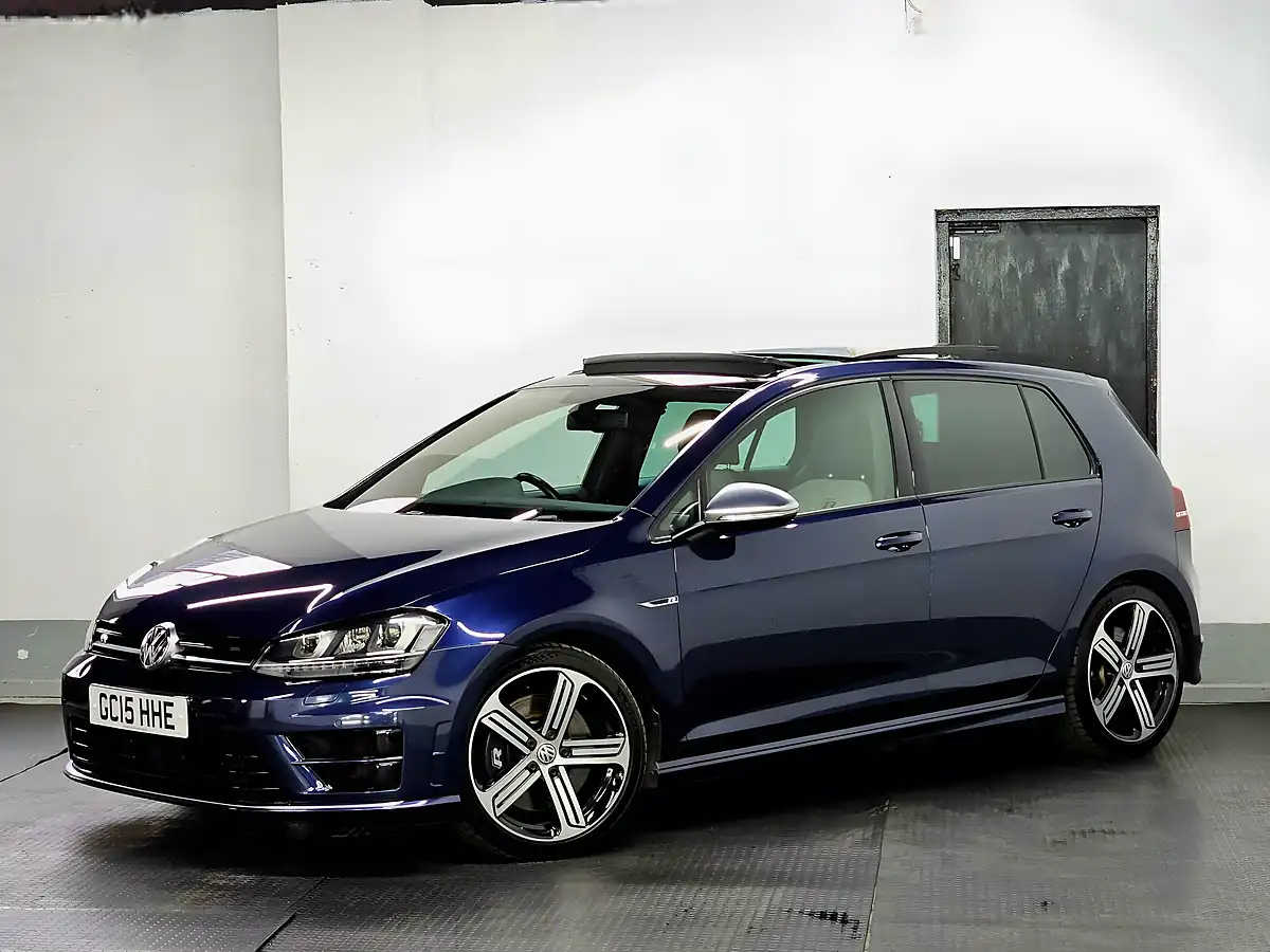 Used 2015 Volkswagen Golf R Night Blue Metallic - Interior and Exterior details 2