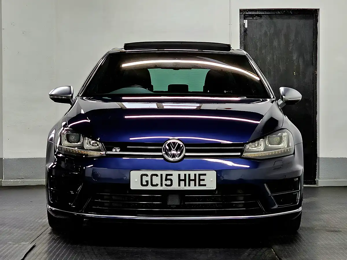 Used 2015 Volkswagen Golf R Night Blue Metallic - Interior and Exterior details 5