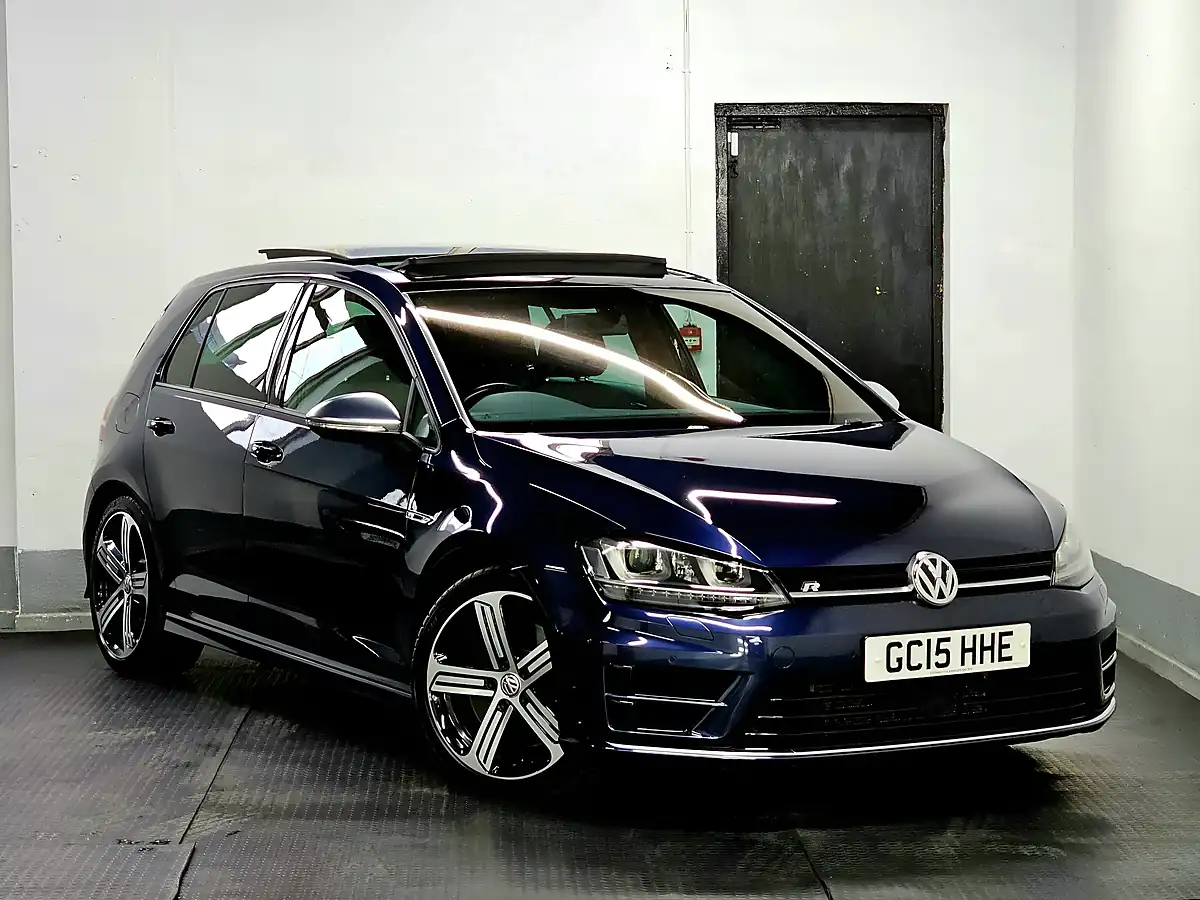 Used 2015 Volkswagen Golf R Night Blue Metallic - Interior and Exterior details 6