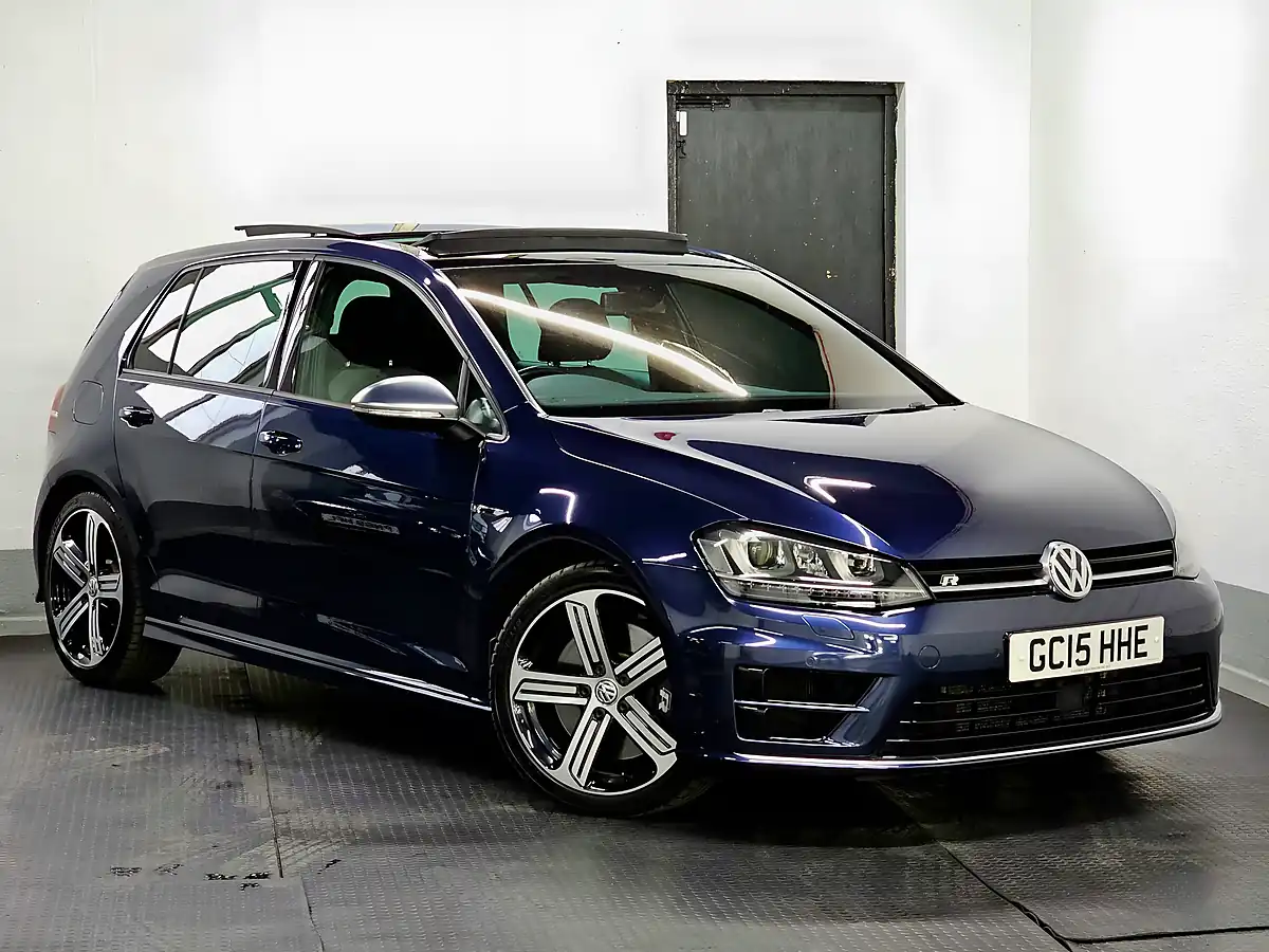 Used 2015 Volkswagen Golf R Night Blue Metallic - Interior and Exterior details 7