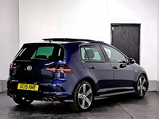 Used 2015 Volkswagen Golf R Night Blue Metallic - Interior and Exterior details 9