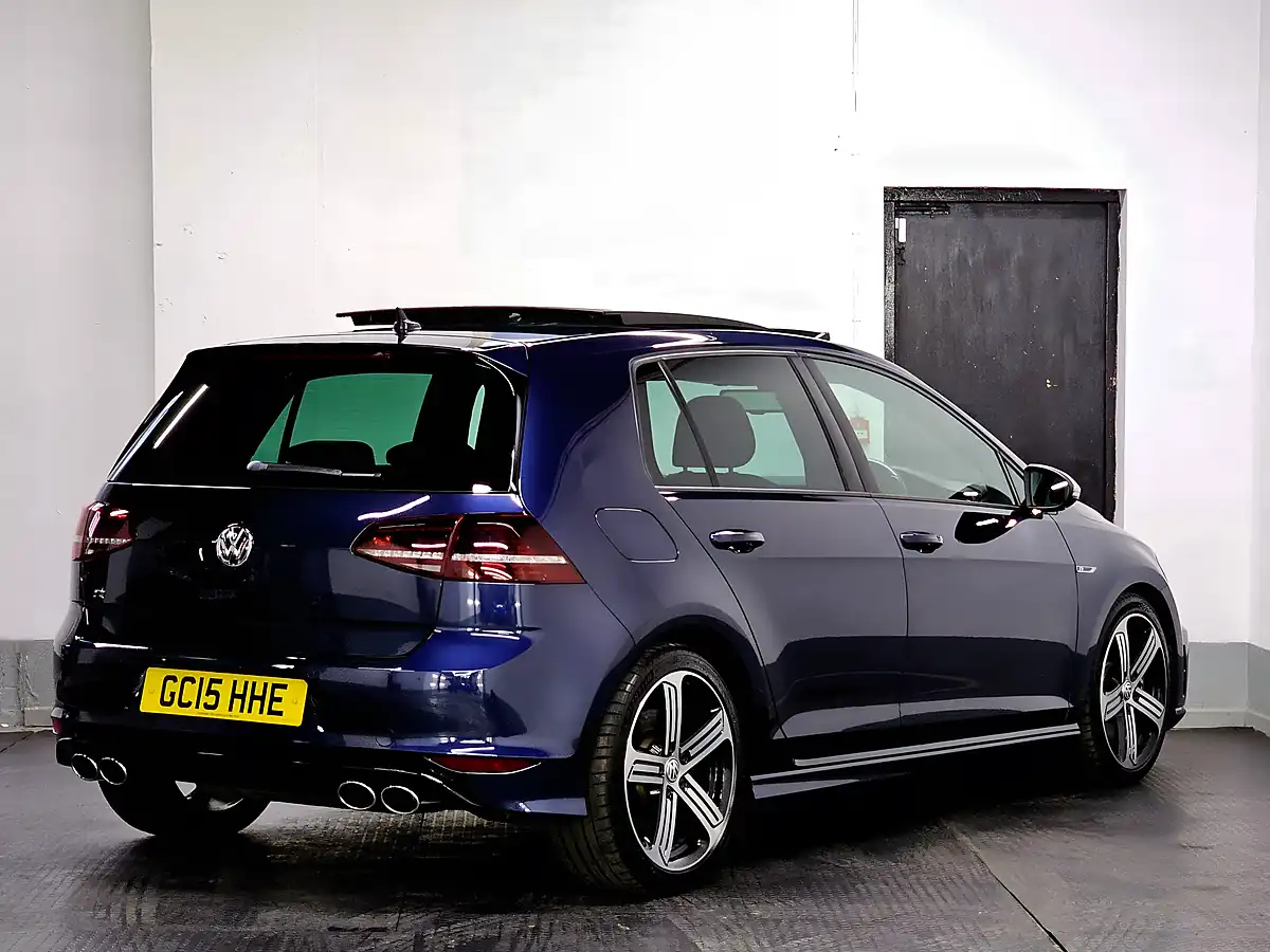Used 2015 Volkswagen Golf R Night Blue Metallic - Interior and Exterior details 9