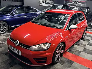 Used 2015 Volkswagen Golf R Red - Interior and Exterior details 12