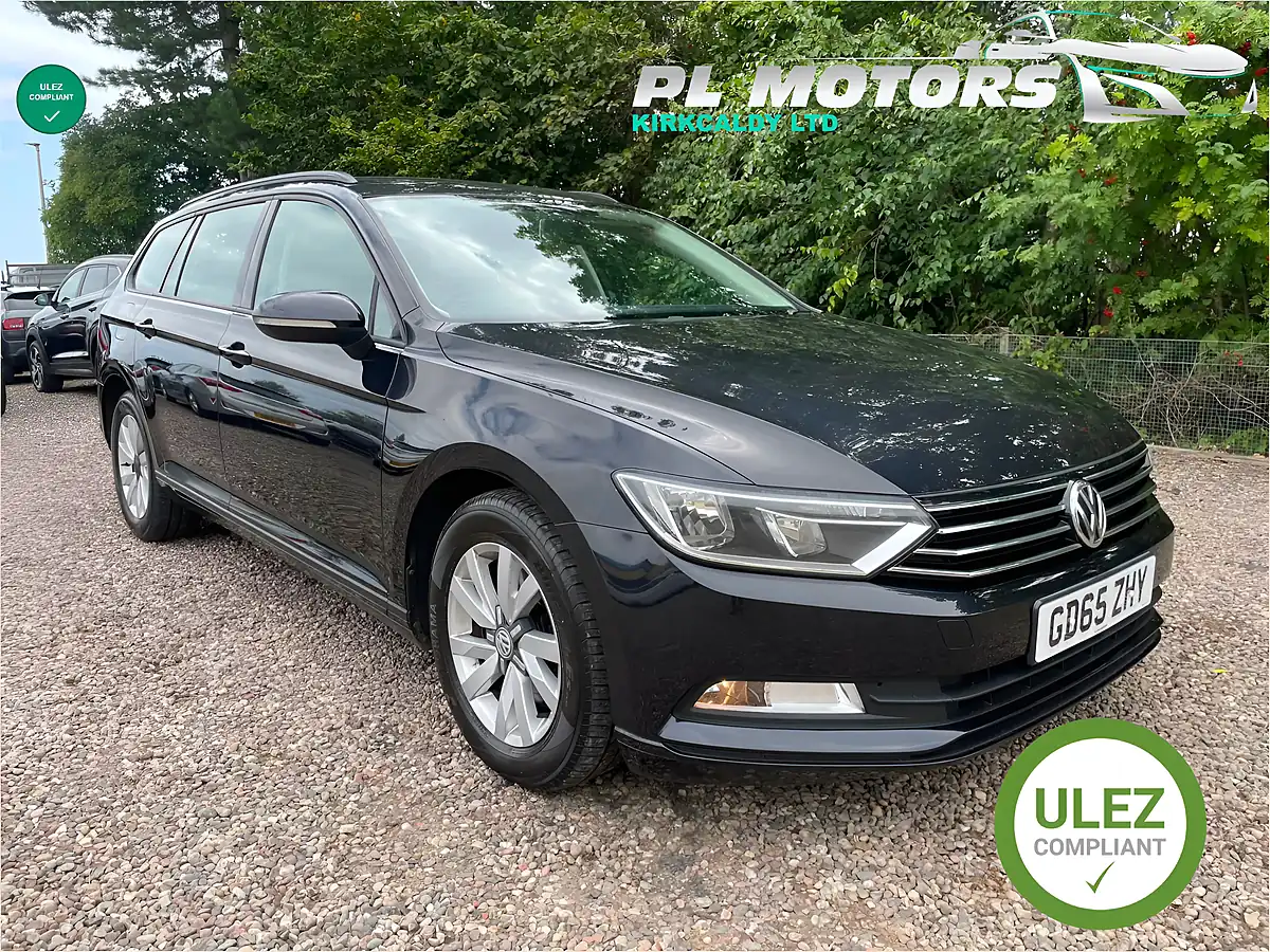 Used 2015 Volkswagen Passat Bluemotion Tech S Black - Front View