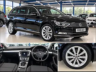 Used 2015 Volkswagen Passat Bluemotion Tech Se Black - Interior and Exterior details 5