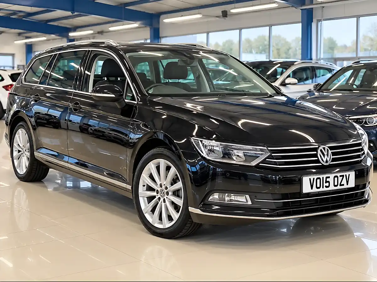Used 2015 Volkswagen Passat Bluemotion Tech Se Black - Interior and Exterior details 8