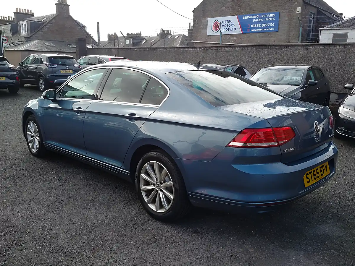 Used 2015 Volkswagen Passat Se Business Blue - Interior and Exterior details 4
