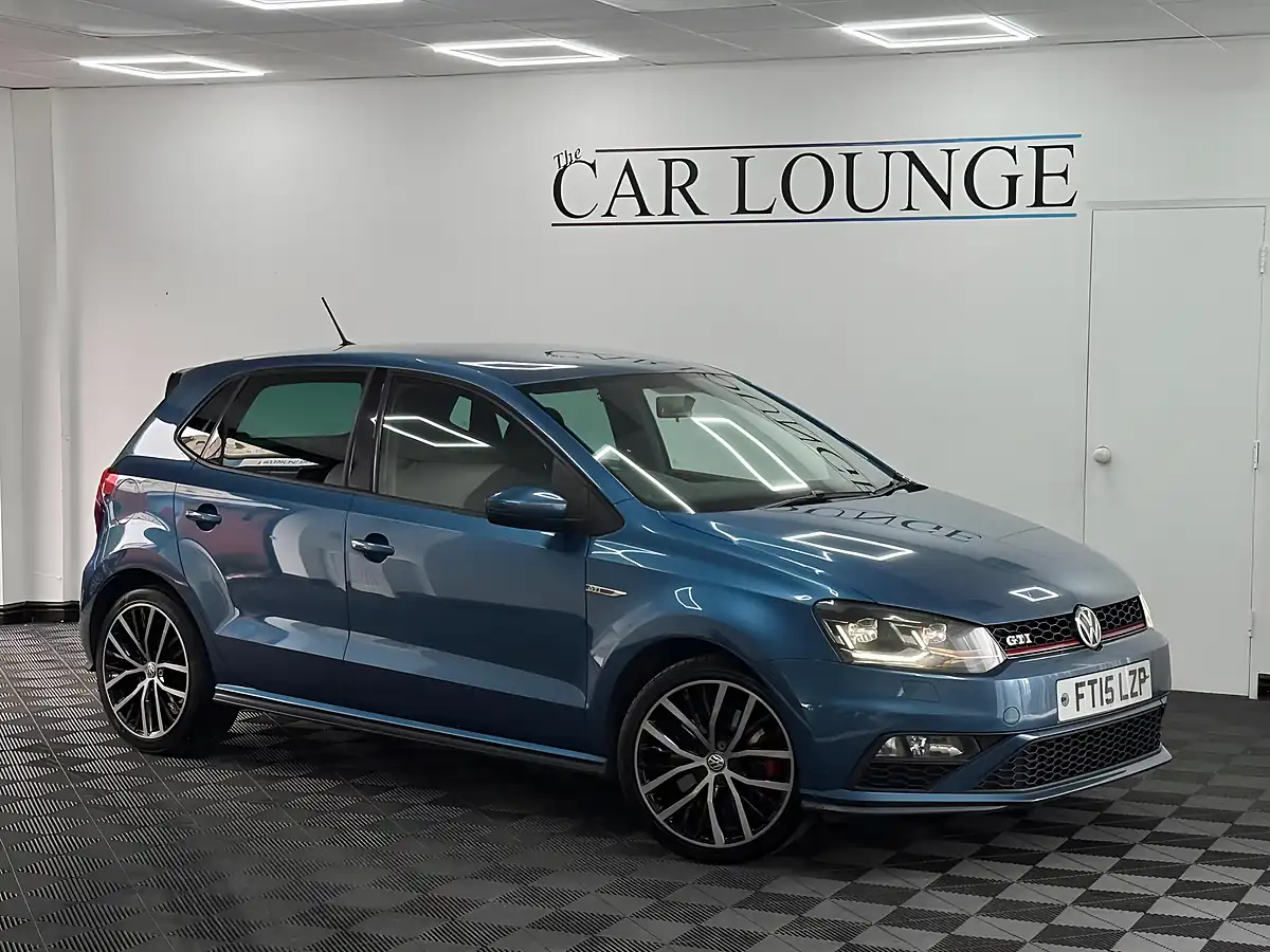 Used 2015 Volkswagen Polo Bluemotion Tech GTI Blue - Front View
