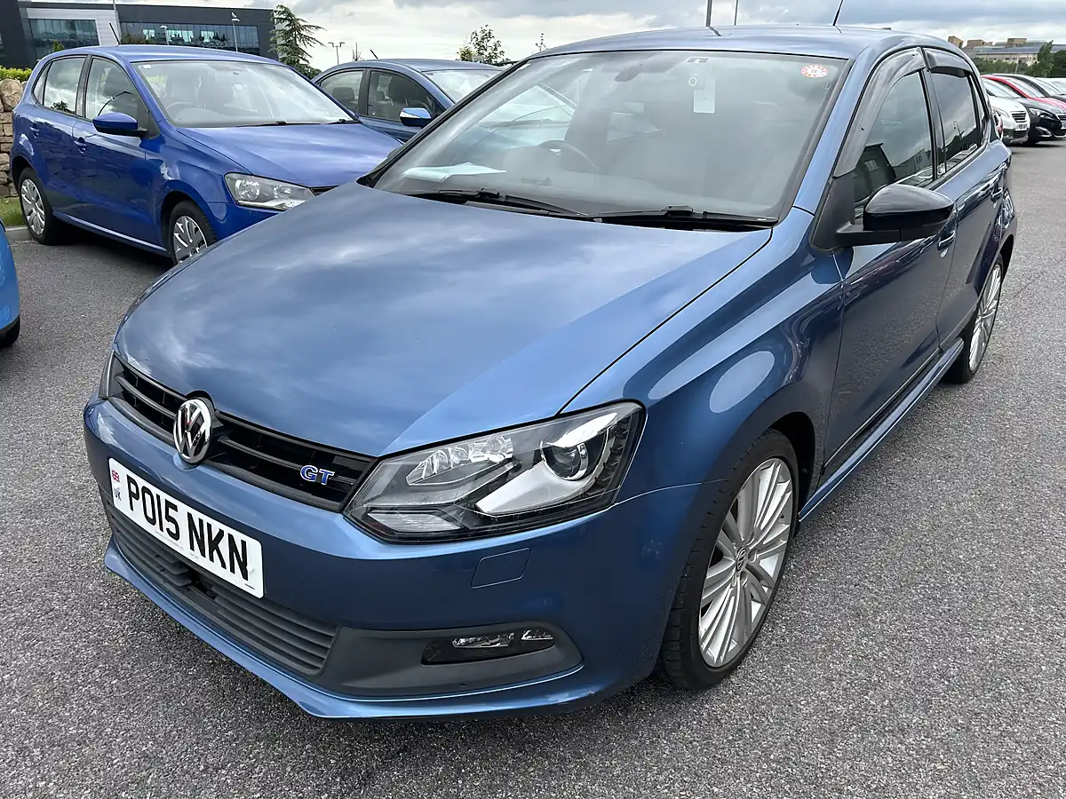 Used 2015 Volkswagen Polo GT Blue - Interior and Exterior details 3