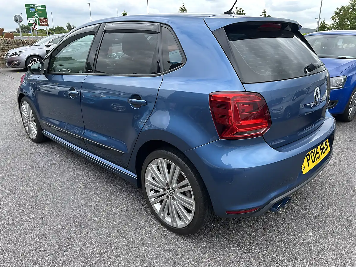 Used 2015 Volkswagen Polo GT Blue - Interior and Exterior details 4