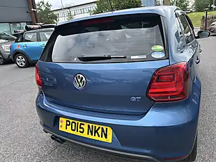 Used 2015 Volkswagen Polo GT Blue - Interior and Exterior details 5