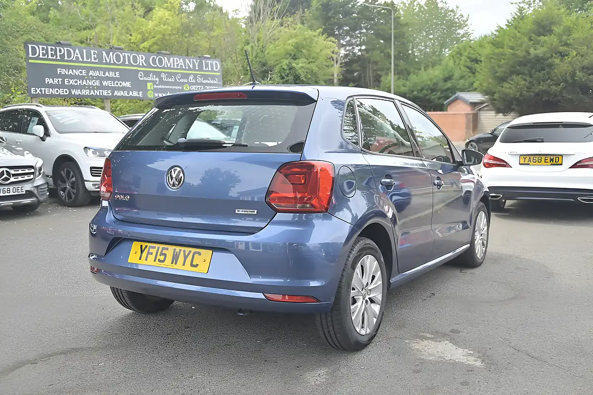 Used 2015 Volkswagen Polo Se Blue Silk - Interior and Exterior details 7