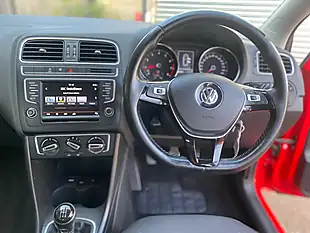 Used 2015 Volkswagen Polo Se Red - Interior and Exterior details 5