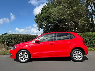 Used 2015 Volkswagen Polo Se Red - Interior and Exterior details 4