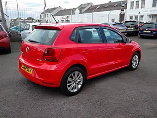 Used 2015 Volkswagen Polo Se Red - Interior and Exterior details 6