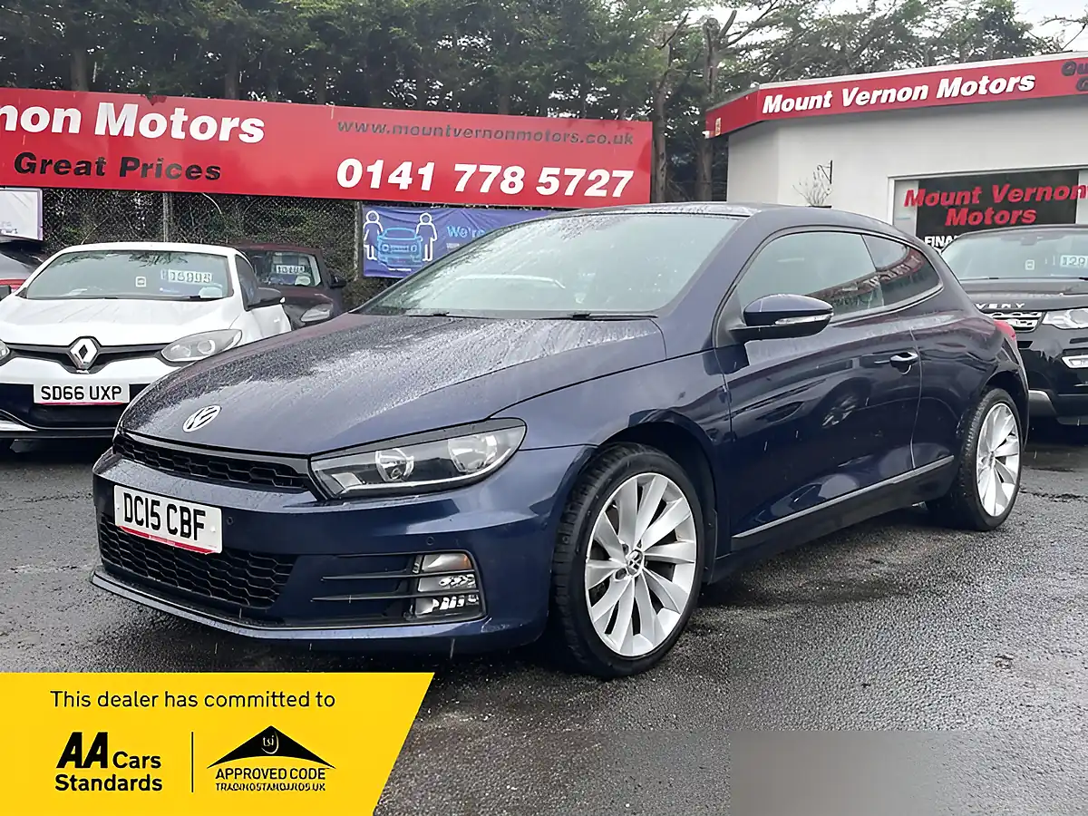 Used 2015 Volkswagen Scirocco GT Blue - Front View