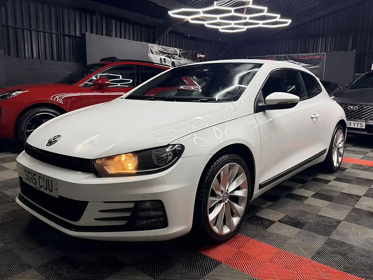 Used 2015 Volkswagen Scirocco GT White - Interior and Exterior details 6