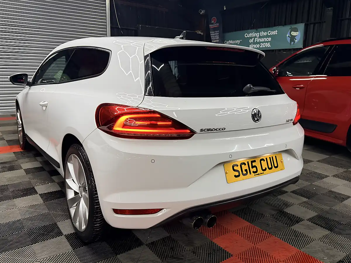 Used 2015 Volkswagen Scirocco GT White - Interior and Exterior details 8