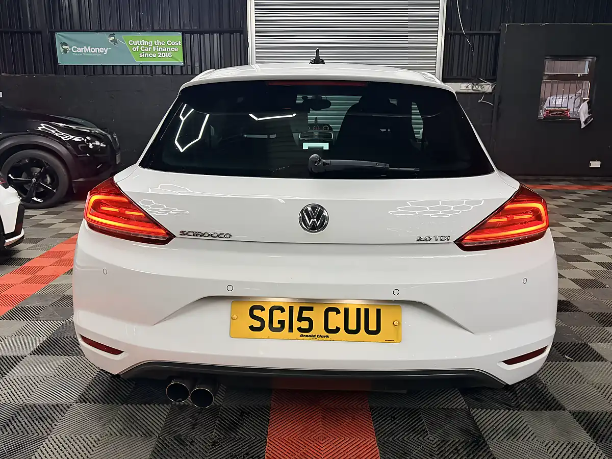 Used 2015 Volkswagen Scirocco GT White - Interior and Exterior details 9