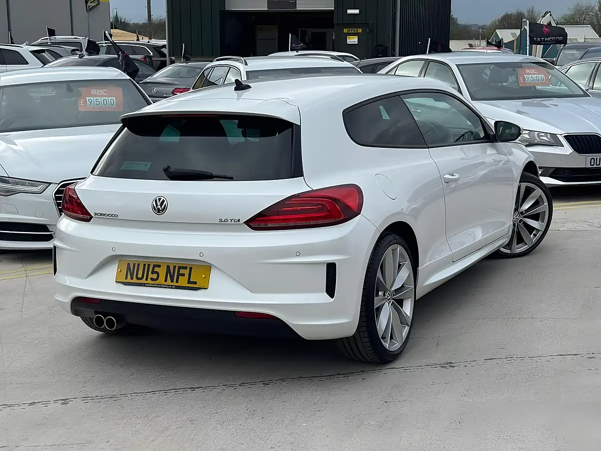 Used 2015 Volkswagen Scirocco R-Line White - Interior and Exterior details 11