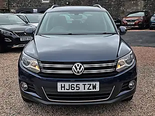 Used 2015 Volkswagen Tiguan Match Edition Blue - Interior and Exterior details 3